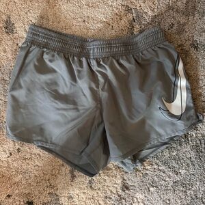 Nike women size small athletic gray shorts